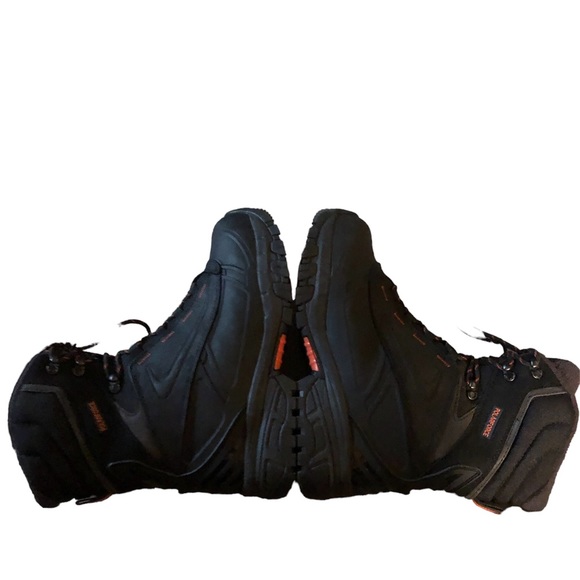 SOLD Workwear Black Boots Size 10.5 Mens WaterProof, Anti Slip, Insulated - Picture 2 of 12